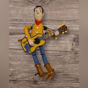 Vintage Disney Pixar 1999 Toy Story 2 Mattel Strumming Singing Woody